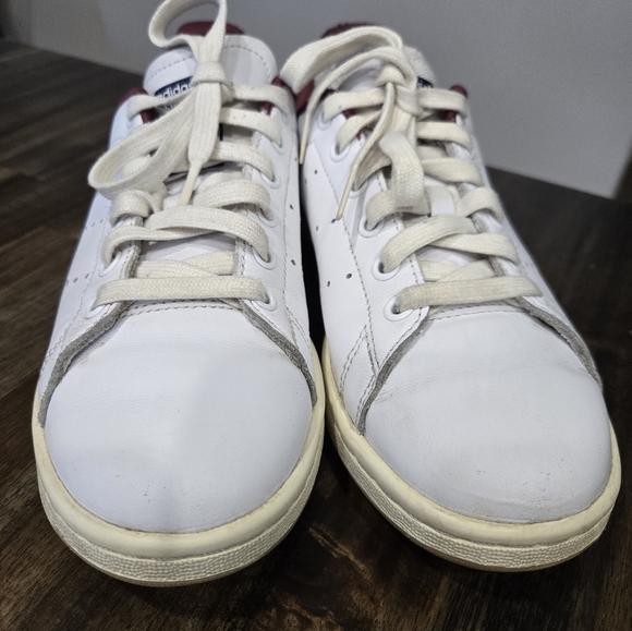 Adidas Stan Smith Chenille Pack Shadow Red Sneakers - Picture 8 of 14